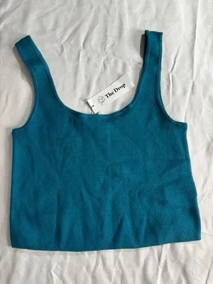 Blue crop top Size M thumbnail 1