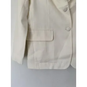 NWD Tuckernuck Cream Wool Warner Blazer Two Button Women’s Size Small thumbnail 7