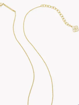 Kendra Scott Gold Heart Pendant Necklace with Mother-of-Pearl Inlay New thumbnail 3