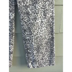 Lioness Leopard Cheetah Animal Print Denim 100% Cotton Jeans Pants Womens XS thumbnail 5