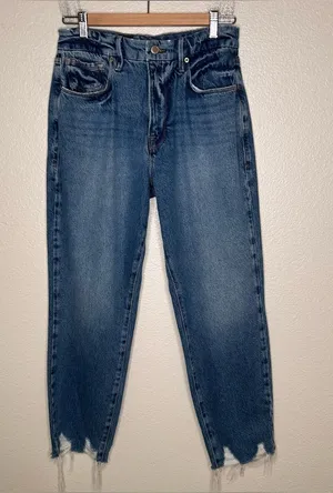 Good American Good Vintage Jagged Hem jeans 8/29 thumbnail 1