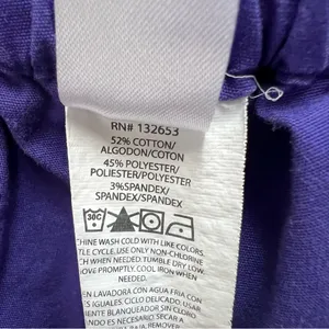 Spread Good Cheer Purple Drawstring Scrub Pants size Medium thumbnail 3