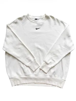 Nike Oversized Phoenix Fleece Size Large - Cream thumbnail 2