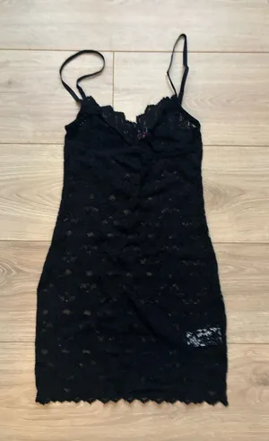 Sheer Edikted Lace Dress Mini thumbnail 1