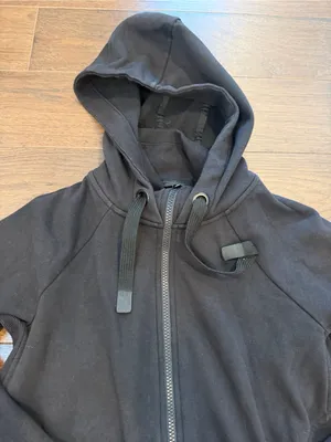 Athleta Black Triumph Hoodie Zip Up Size Small - C48-025 thumbnail 3