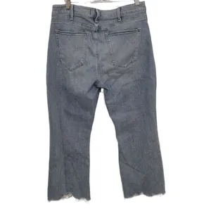 Womens Abercrombie & Fitch Simone High Rise Ankle Flare Blue Jeans Size 31 12 S thumbnail 2