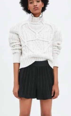 ZARA Pleated‎ Mini Skirt thumbnail 1
