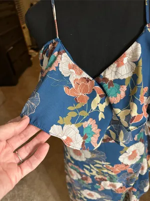 Lulus floral wrap dress with straps and flutter sleeves NWT thumbnail 8