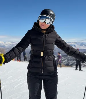 Black Zara Ski Coat thumbnail 1