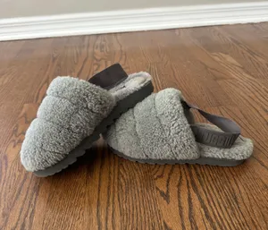 UGG Super Fluff Slipper With Strap thumbnail 3