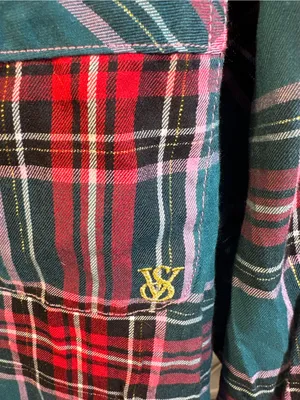 20. Victoria’s Secret plaid Flannel Pyjama Top thumbnail 2