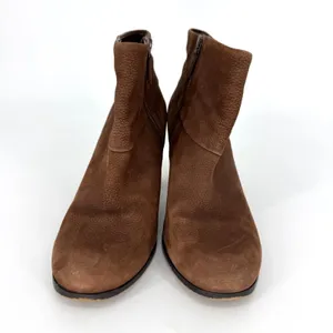 Cole Haan Nike Air Cassidy Ankle Booties Worn Leather Stacked Heel Brown 9.5‎ thumbnail 7
