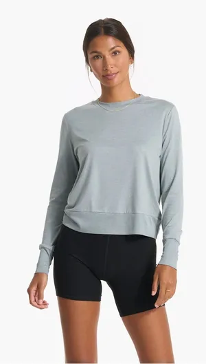 Vuori Daydream Crew Stormy Heather Loungewear Extra Small thumbnail 1