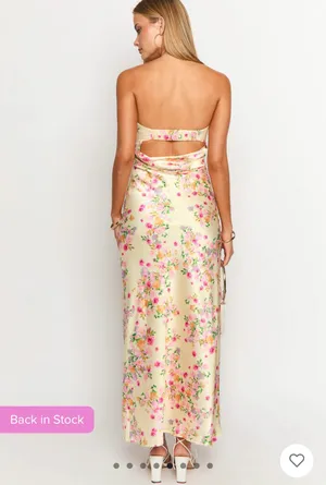 Beginning Boutique Yellow Maxi Dress thumbnail 5