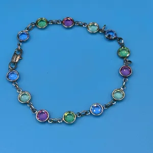 Swarovski Vintage Bezel Austrian Crystal Bracelet & Earrings Set thumbnail 3