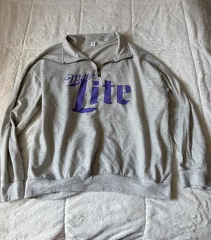 Miller lite Quarter Zip Size L thumbnail 3