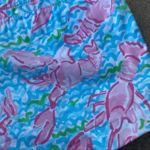 Lilly Pulitzer Lobstah Roll Callahan Shorts Womens 0 Green Pink White thumbnail 5