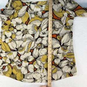 CAbi L Large‎ Sequel Blouse Floral V-Neck Smocked Poet Sleeves #3954 Women's thumbnail 11