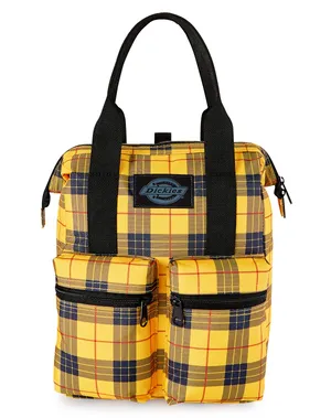 Dickies Yellow Plaid Backpack thumbnail 1