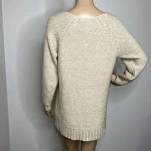 Ralph Lauren Beige Knitted Scoop Neck Sweater thumbnail 3