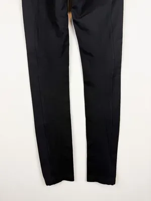 Alice + Olivia Employed Black Seam Front Stretch Leggings Pants Size 0 thumbnail 8