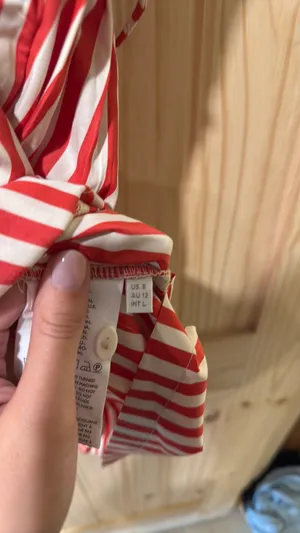 red strip romper Size 8 thumbnail 3