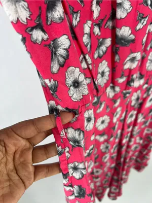 Wallis Fuchsia Floral Cap-Sleeve‎ Mini Dress thumbnail 12