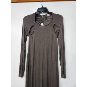 Free People FP Beach Cut Out Shoulder Maxi Dress Size S. A43 thumbnail 2