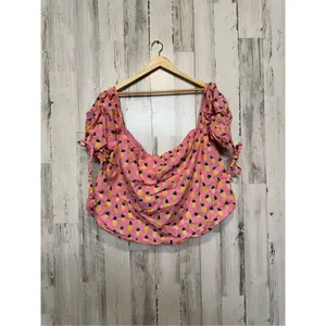 Pineapple blouse Pink Size XXL thumbnail 3
