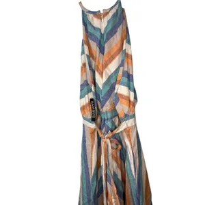 New York & Company Chevron Stripped Multicolor Women's‎ XXL Halter Dress *nwt* thumbnail 3