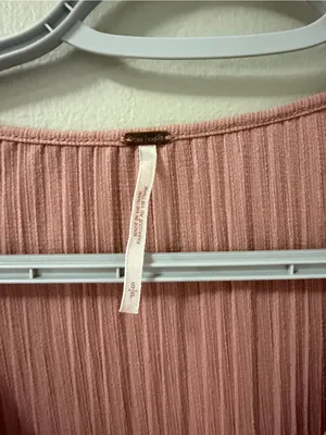 $148 Free People "Can't Help It" Women's Pullover Mini Pink Clay Dress. Sz s thumbnail 7