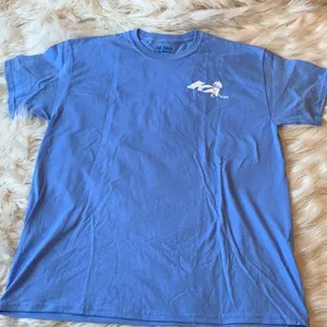 Alpha Phi Blue Rise Up for MDA Charity Graphic Tee Gildan Sorority Size L thumbnail 1