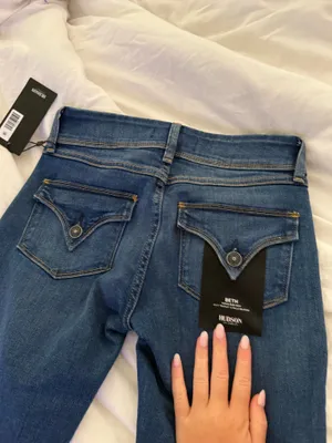 Hudson Jeans Bootcut Dark Wash Jeans low rise thumbnail 4