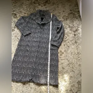 Nice,soft,very COMFY trench coat/long jacket 🖤🤍🖤 thumbnail 11