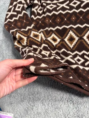 Lauren Ralph Lauren ACTIVE fleece puffer Aztec print brown small thumbnail 12