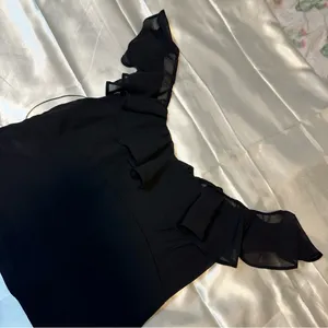 Abercrombie & Fitch Ruffle Sleeveless Blouse thumbnail 2