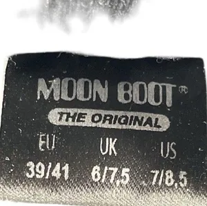 MOON BOOT ICON GLANCE SATIN TALL SNOW SKi BOOTS WOMEN'S BLACK US 7-8.5 39-41 thumbnail 8