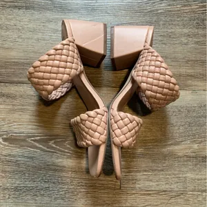 Steve Madden Tielo Woven Fashion Texture Straps Slide Stacked Heeled Sandals 9 thumbnail 5