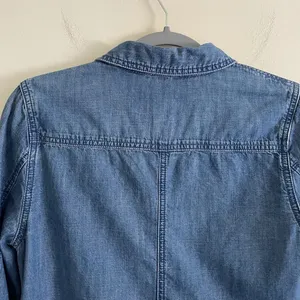 Gap Denim tunic dress quarter button up size XS thumbnail 9