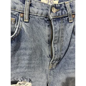 We The Free Free People Straight Leg Distressed Jeans High Rise 28 M thumbnail 4