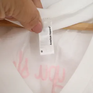 American Apparel Delta Delta Delta Tri Delta Crush 2010 V-Neck T-Shirt White S thumbnail 3