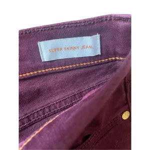 Tory‎ Burch dark plum super skinny mid rise jean size 26 thumbnail 7