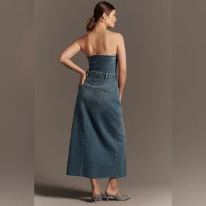 Pilcro The Madi Front-Slit Denim Dress thumbnail 3