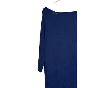 Lilly Pulitzer‎ Women's Dress Shirt Crew Neck 3/4 Sleeves Pima Cotton Blue Small thumbnail 8