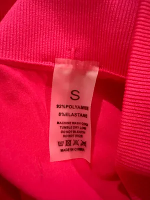 Amazon Hot pink no seam biker shorts thumbnail 3