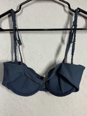 House Of CB Cassis Ruched Bikini Top Size Small thumbnail 4