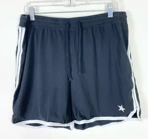 Avenue Black & White Side Striped Athletic Gym Shorts Size 14/16 thumbnail 1