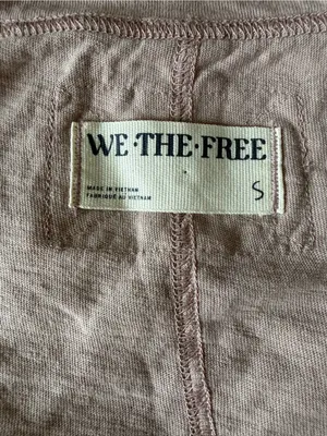 We The Free Dusty Rose V-Neck Short Sleeve Tee thumbnail 3