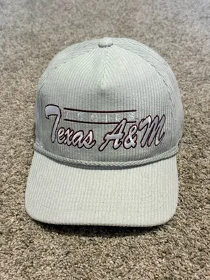 ’47 Brand Texas A&M Pale Gray Gridiron Hitch Corduroy Hat thumbnail 3