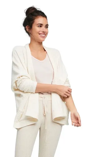 By Anthropologie Yvonne Dolman Cream Open Waterfall Shawl Cardigan NWT Small thumbnail 1